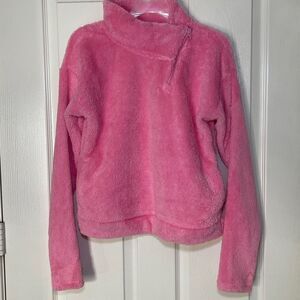 All in Motion Pink Fleece Sweatshirt with Turtleneck s xl 14/16